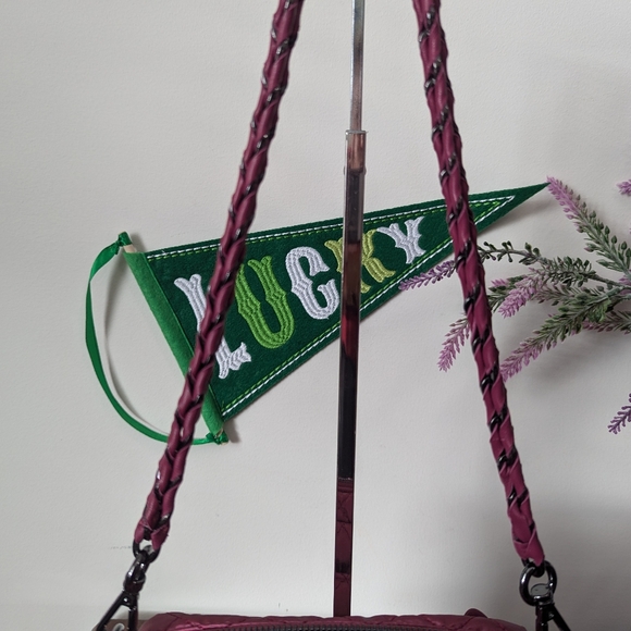 MZ Wallace nylon mini Crosby in bright fuchsia - Picture 3 of 8